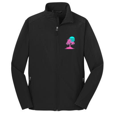 Vapor Wave Beach Core Soft Shell Jacket