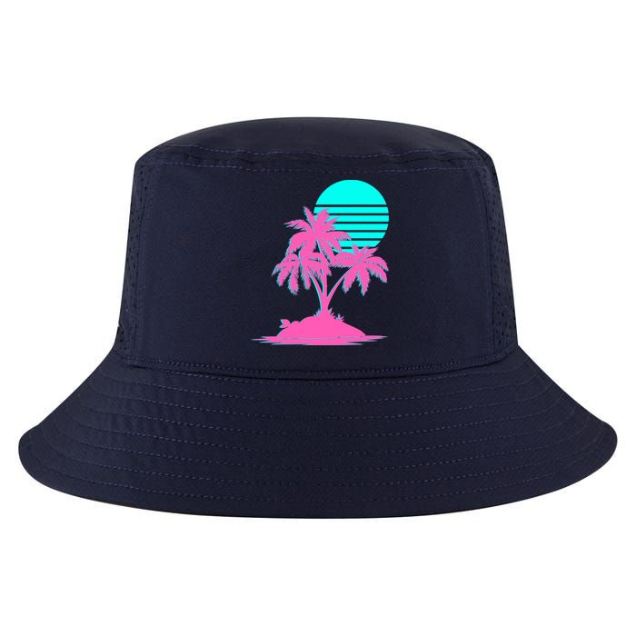 Vapor Wave Beach Cool Comfort Performance Bucket Hat