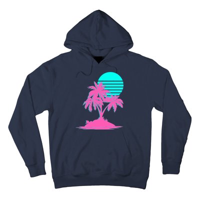 Vapor Wave Beach Hoodie