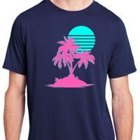 Vapor Wave Beach Adult ChromaSoft Performance T-Shirt