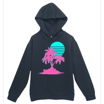 Vapor Wave Beach Urban Pullover Hoodie