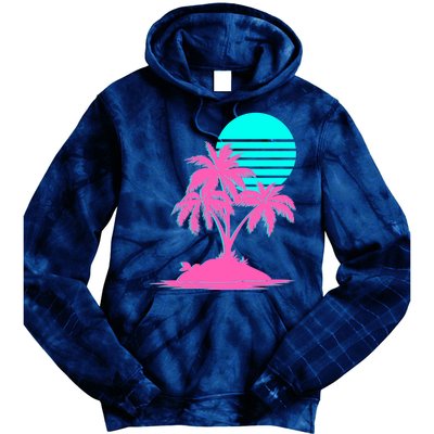 Vapor Wave Beach Tie Dye Hoodie