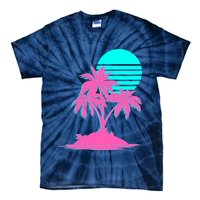 Vapor Wave Beach Tie-Dye T-Shirt