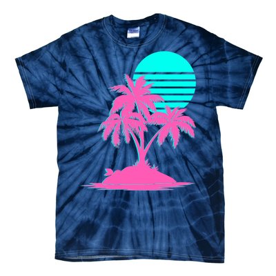 Vapor Wave Beach Tie-Dye T-Shirt