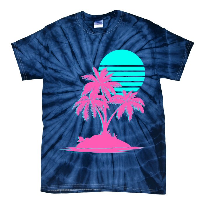 Vapor Wave Beach Tie-Dye T-Shirt
