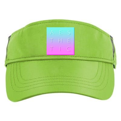 Vaporware Aesthetic Square Adult Drive Performance Visor