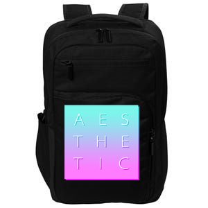 Vaporware Aesthetic Square Impact Tech Backpack