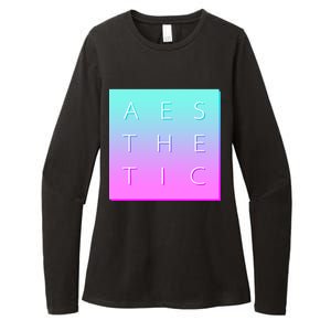 Vaporware Aesthetic Square Womens CVC Long Sleeve Shirt