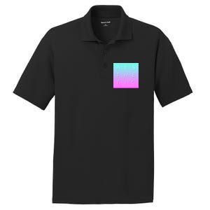 Vaporware Aesthetic Square PosiCharge RacerMesh Polo