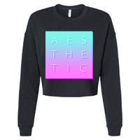 Vaporware Aesthetic Square Cropped Pullover Crew