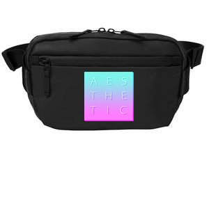 Vaporware Aesthetic Square Crossbody Pack