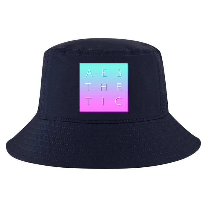 Vaporware Aesthetic Square Cool Comfort Performance Bucket Hat