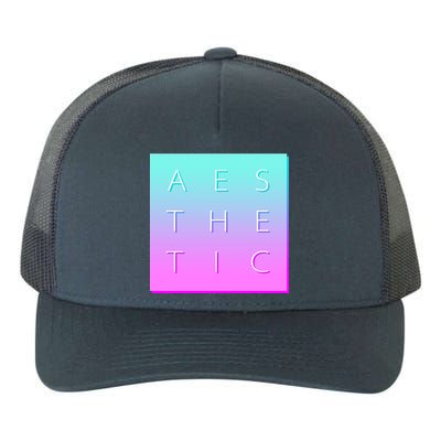 Vaporware Aesthetic Square Yupoong Adult 5-Panel Trucker Hat