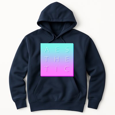 Vaporware Aesthetic Square Hoodie