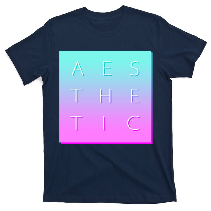 Vaporware Aesthetic Square T-Shirt