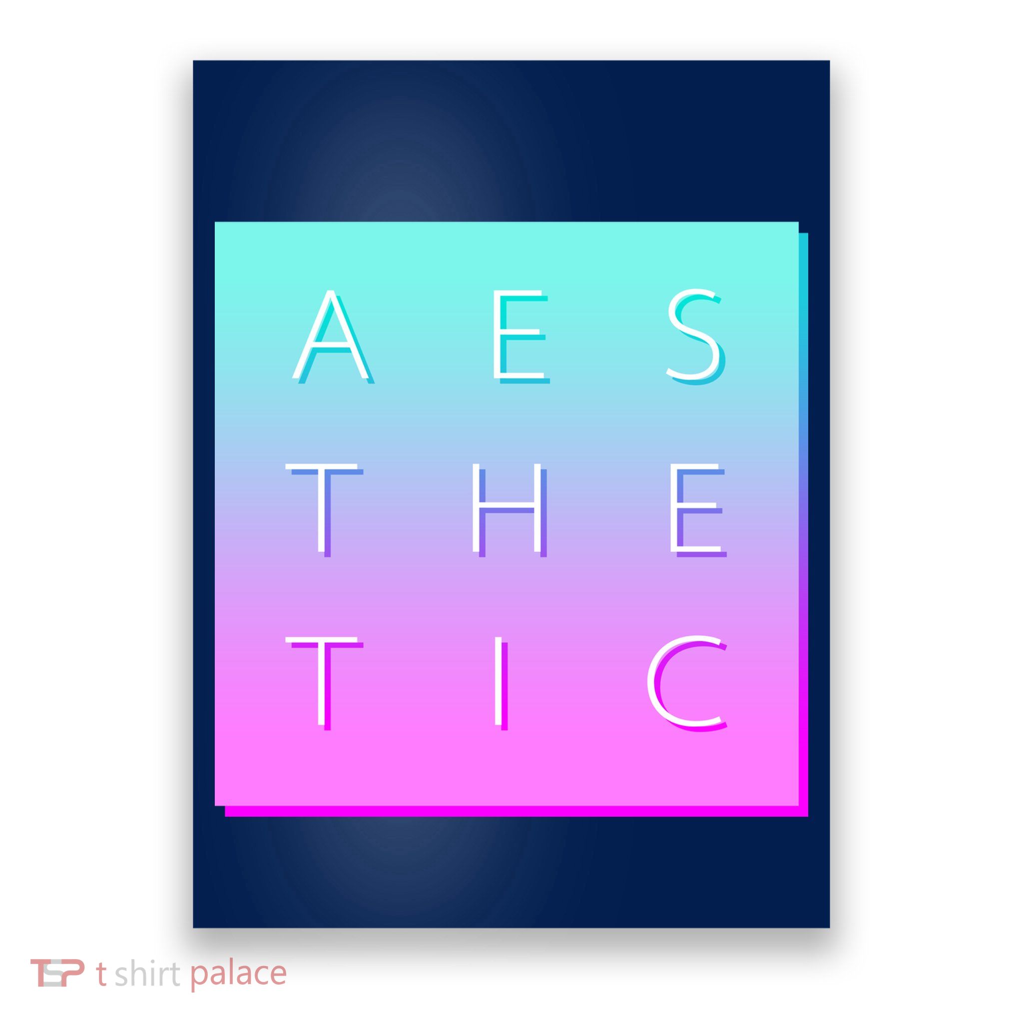 Vaporware Aesthetic Square Poster