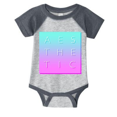 Vaporware Aesthetic Square Infant Baby Jersey Bodysuit