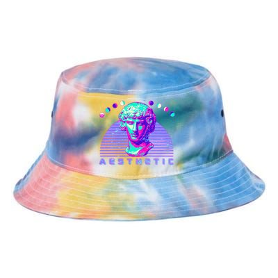 Vaporwave Aesthetic Tie Dye Newport Bucket Hat