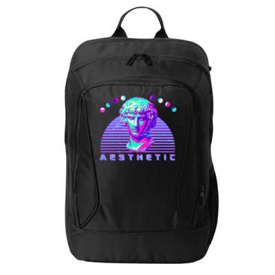 Vaporwave Aesthetic City Backpack