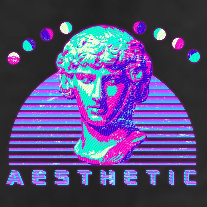 Vaporwave Aesthetic 11oz C Handle Ceramic Mug