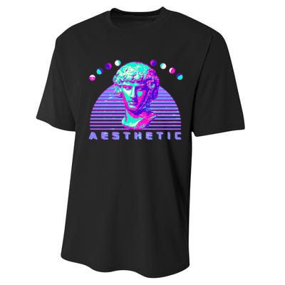 Vaporwave Aesthetic Performance Sprint T-Shirt