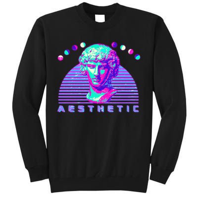 Vaporwave Aesthetic Tall Sweatshirt