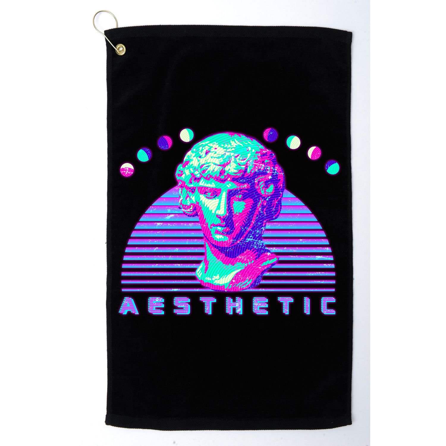 Vaporwave Aesthetic Golf Towel
