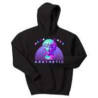 Vaporwave Aesthetic Kids Hoodie