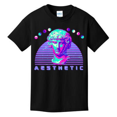 Vaporwave Aesthetic Kids T-Shirt