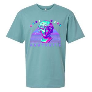 Vaporwave Aesthetic Sueded Cloud Jersey T-Shirt