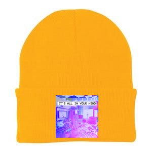 Vaporwave Room It's All In Your Mind Knit Cap Winter Beanie