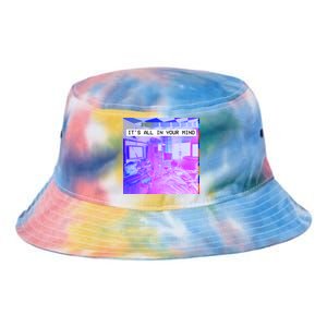 Vaporwave Room It's All In Your Mind Tie Dye Newport Bucket Hat