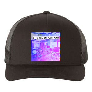 Vaporwave Room It's All In Your Mind Yupoong Adult 5-Panel Trucker Hat