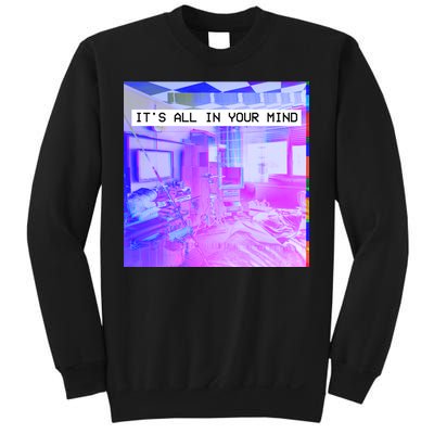 Vaporwave Room It's All In Your Mind Sweatshirt