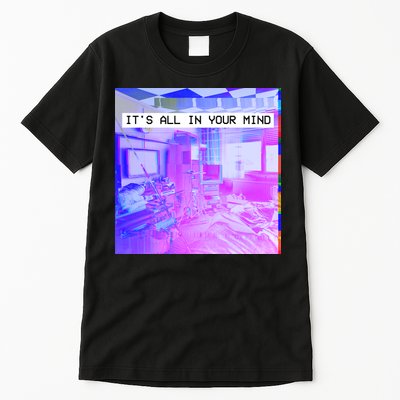 Vaporwave Room It's All In Your Mind Tall T-Shirt