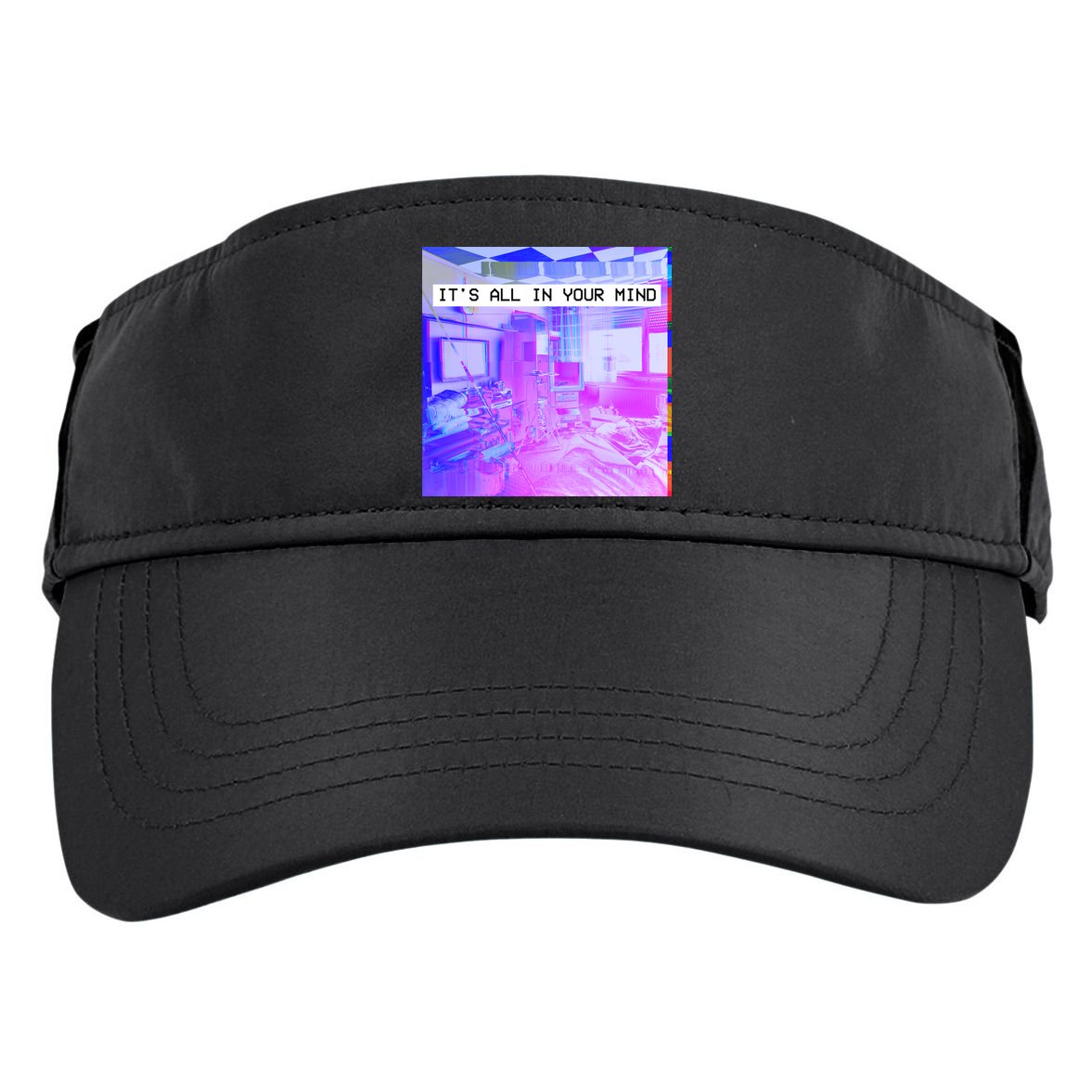 Vaporwave Room It's All In Your Mind Adult Drive Performance Visor