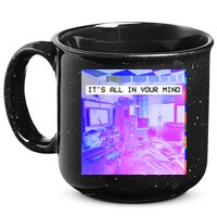 Vaporwave Room It's All In Your Mind 15oz Campfire Ceramic Mug
