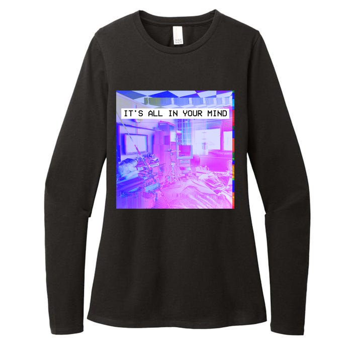 Vaporwave Room It's All In Your Mind Womens CVC Long Sleeve Shirt