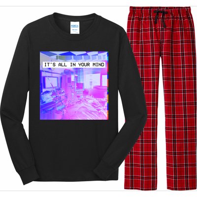 Vaporwave Room It's All In Your Mind Long Sleeve Pajama Set