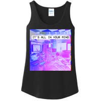 Vaporwave Room It's All In Your Mind Ladies Essential Tank