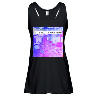 Vaporwave Room It's All In Your Mind Ladies Essential Flowy Tank