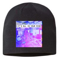 Vaporwave Room It's All In Your Mind Sustainable Beanie