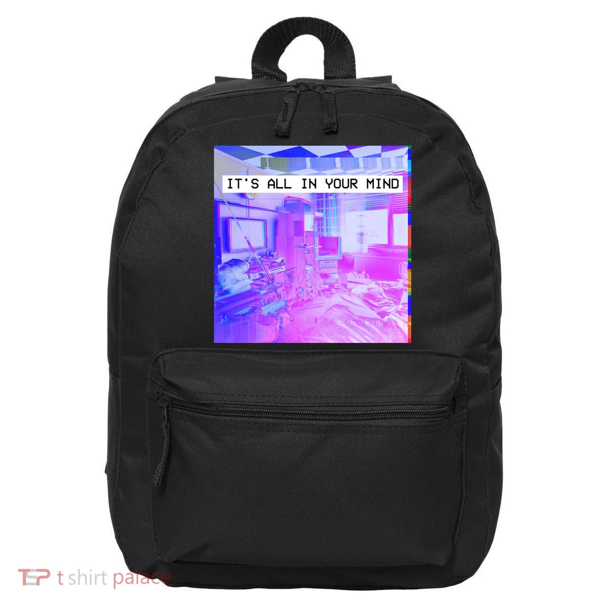 Vaporwave Room It's All In Your Mind 16 in Basic Backpack