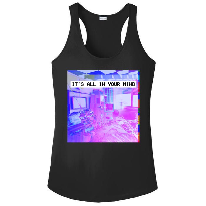 Vaporwave Room It's All In Your Mind Ladies PosiCharge Competitor Racerback Tank