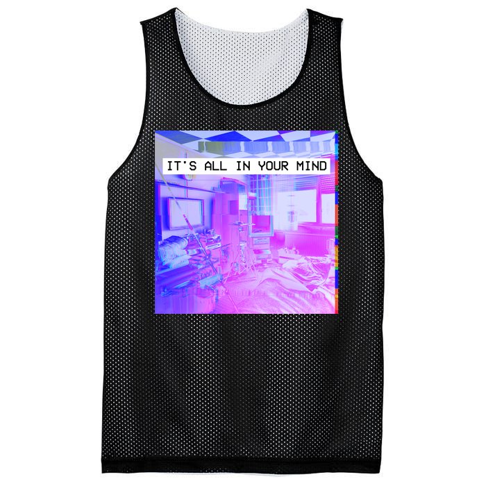 Vaporwave Room It's All In Your Mind Mesh Reversible Basketball Jersey Tank