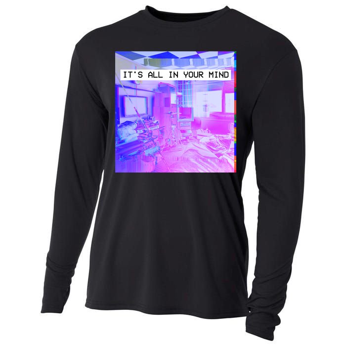 Vaporwave Room It's All In Your Mind Cooling Performance Long Sleeve Crew