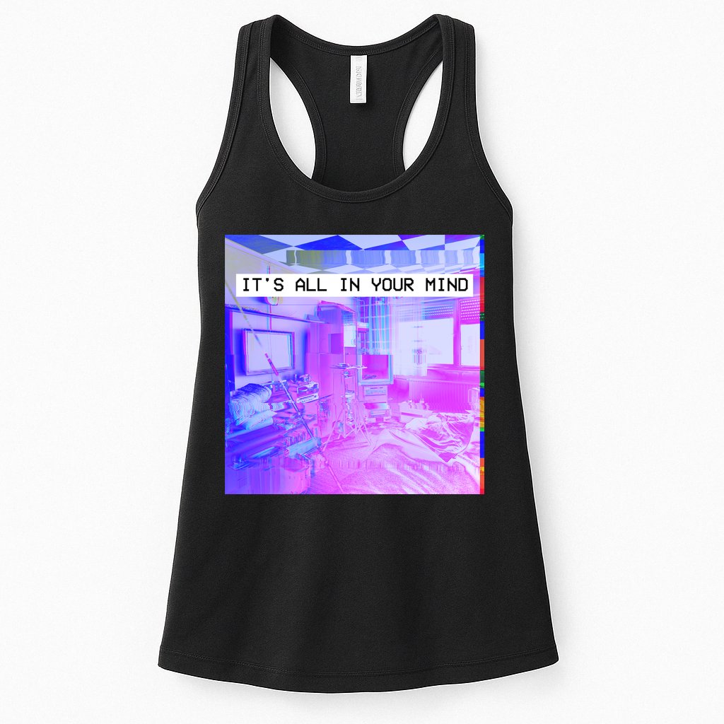 Vaporwave Room It's All In Your Mind Womens Tank Top