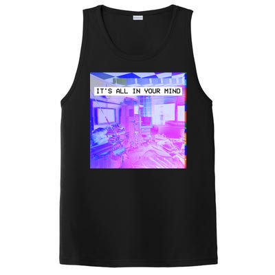 Vaporwave Room It's All In Your Mind PosiCharge Competitor Tank