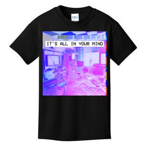 Vaporwave Room It's All In Your Mind Kids T-Shirt