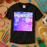 Vaporwave Room It's All In Your Mind Kids T-Shirt